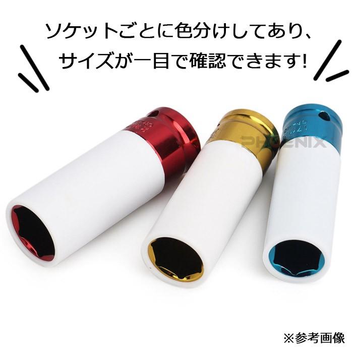CKファクトリー ホイールナット ソケット セット 17mm 19mm 21mm 保護 