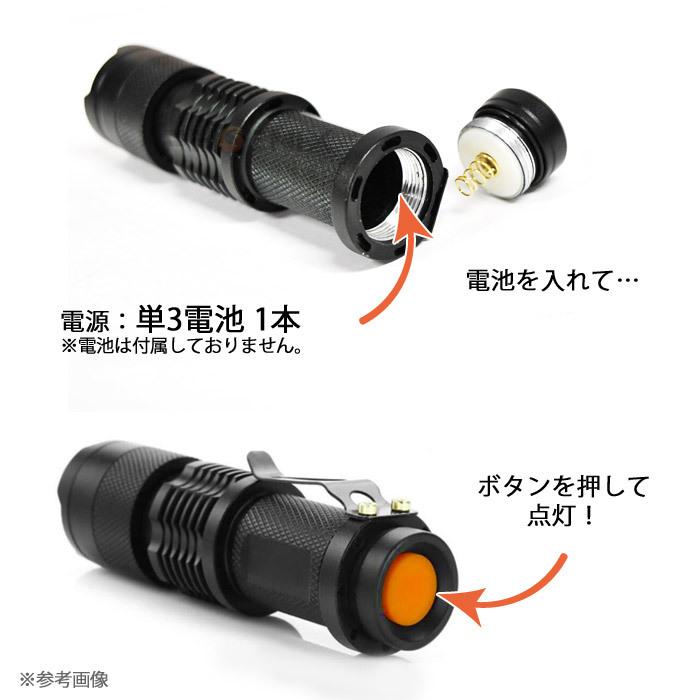 CKファクトリー ブラックライト LED 紫外線ライト UV 釣り ハンディ