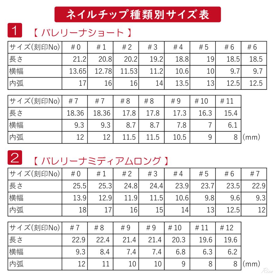 Risa（リサ） ネイルチップ 付け爪 薄型 クリア 艶消 300枚 チップ