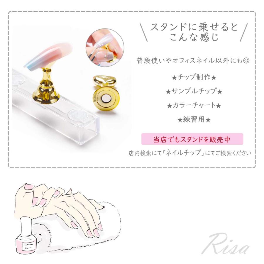 Risa（リサ） ネイルチップ 付け爪 薄型 クリア 艶消 300枚 チップ