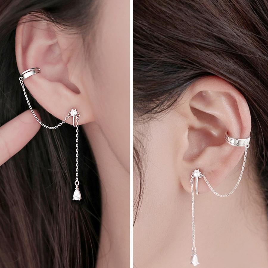 Risa（リサ） イヤーカフ フェイクピアス 金属アレルギー 対応 片耳用