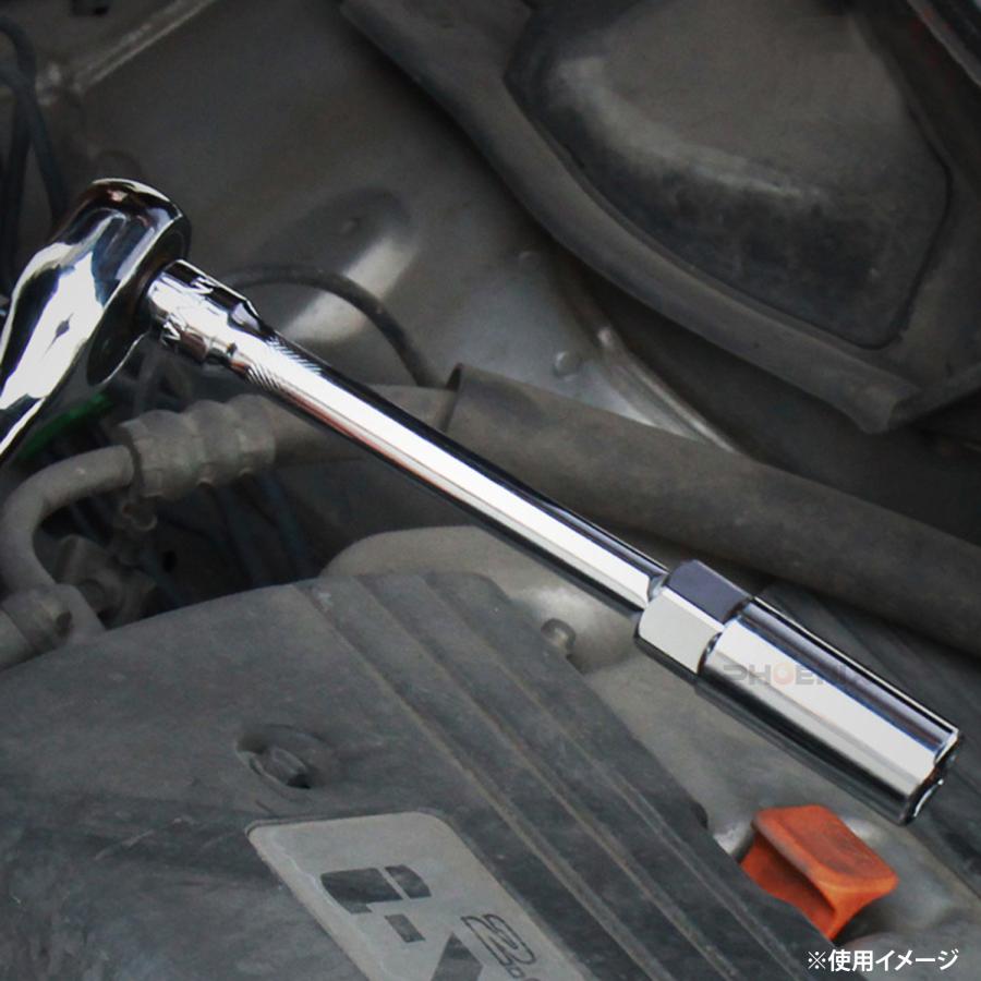 CKカスタム プラグレンチ プラグソケット 16mm 12角 3/8 9.5mm 差込角