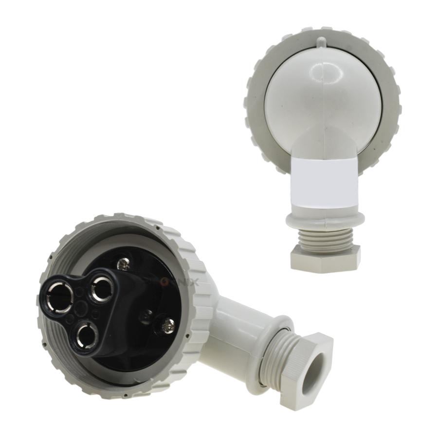 CKファクトリー 防水プラグ レセプタクル用 20A 3P DC12V 24V 36V IP56