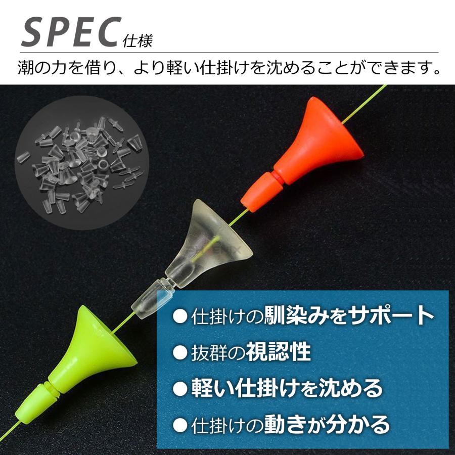 CKファクトリー 潮受けウキゴム 潮受けゴム 5個 セット S M L 釣り具