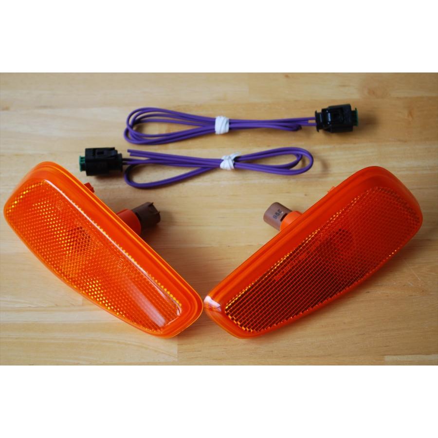 USサイドマーカー 左右セット MOPAR 純正品 コネクターハーネス付き BU