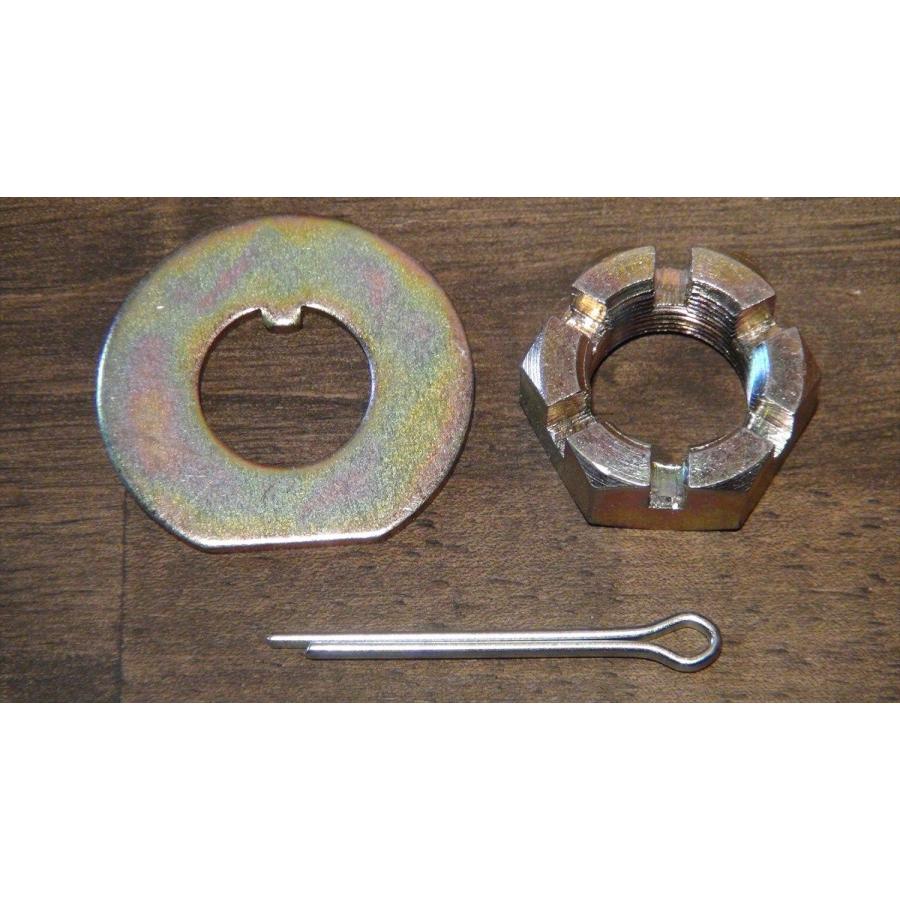 スピンドルナット＆ワッシャーセット DORMAN コッターピン付 88-99年