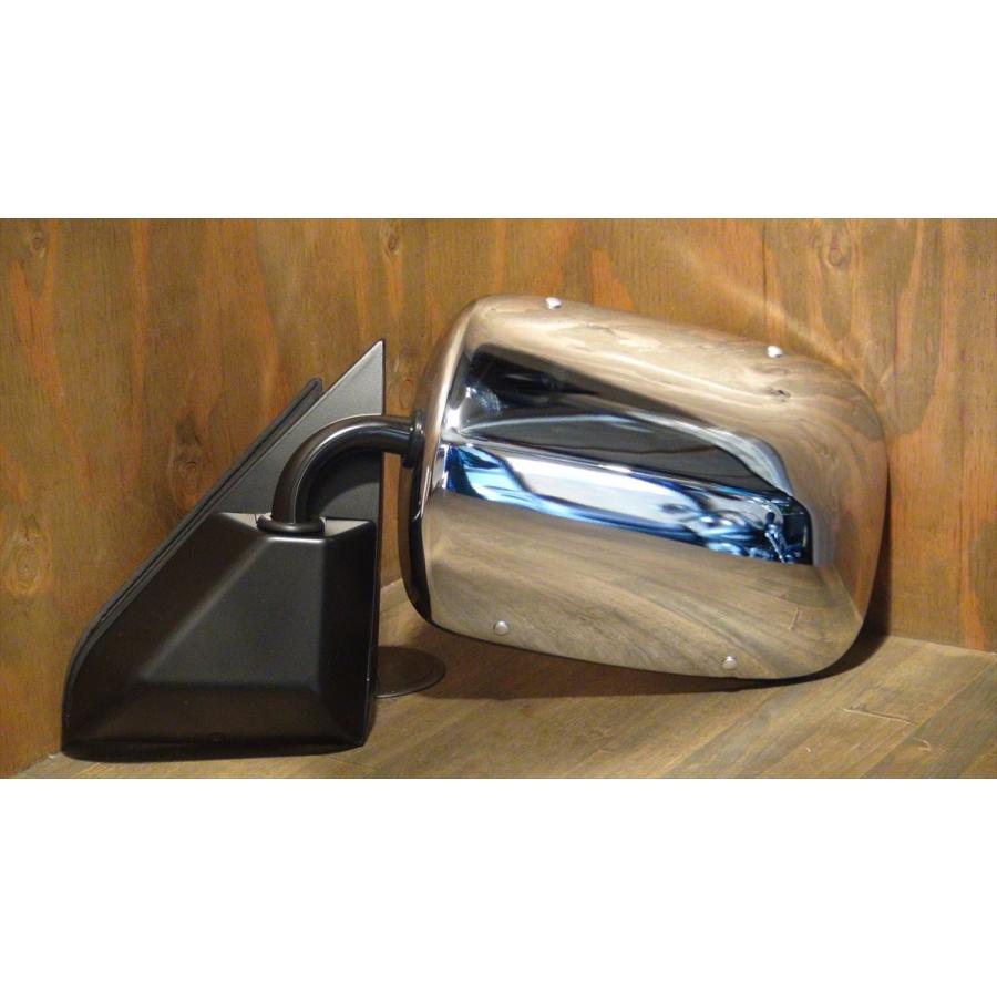 ドアミラー トラックタイプ 左 運転席側 社外品 メッキ C1500 K1500