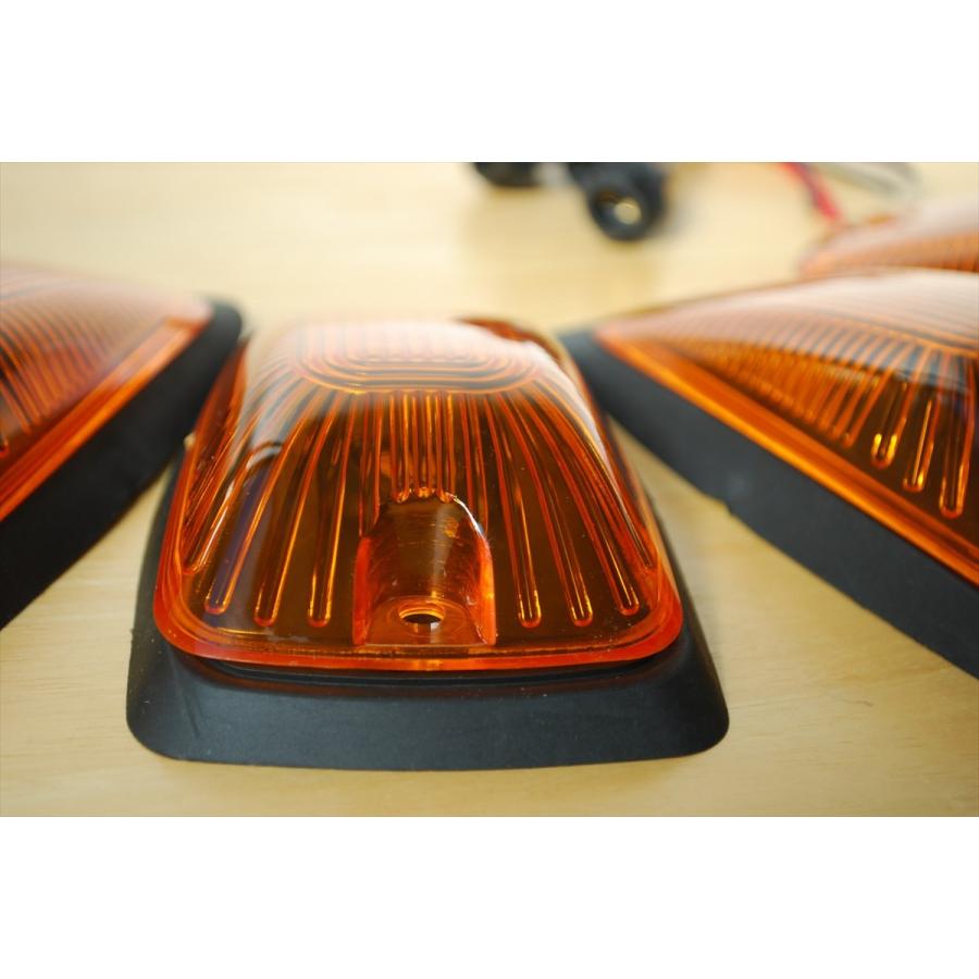 ルーフマーカーセット 汎用12V 社外廉価品 シボレータイプ オレンジ 5