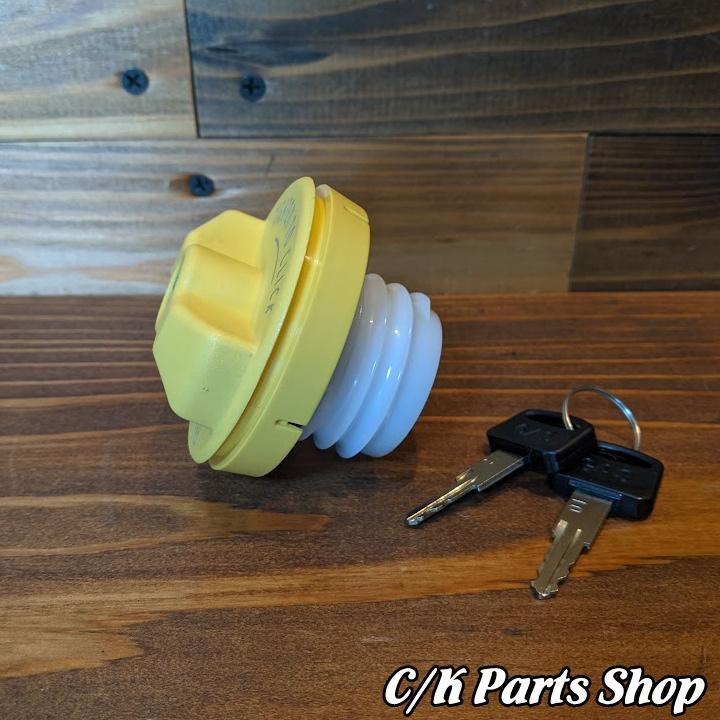 ガスキャップ キー付き E85 イエロー テザー JB64/JB74 ジムニー ガスキャップ キー付き E85 イエロー テザー JB64/JB74 ジムニー