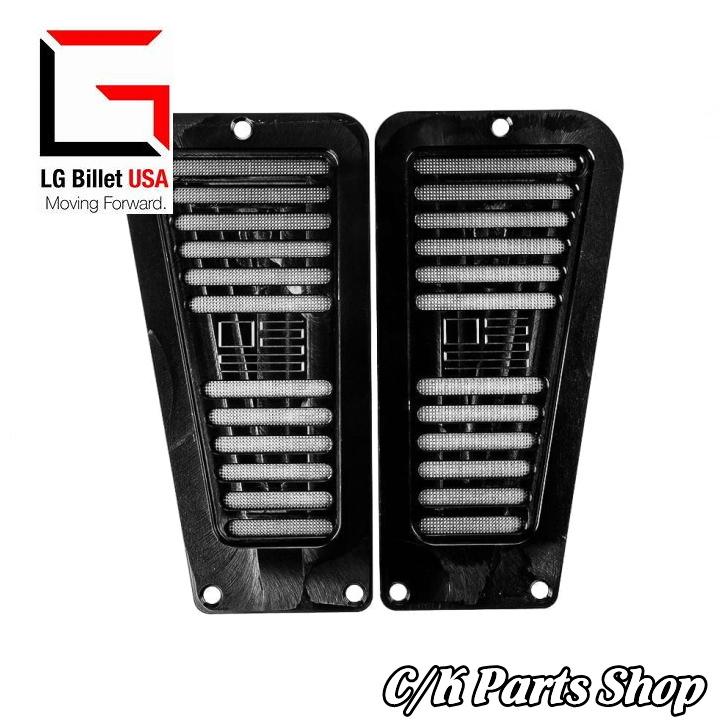 ビレットドアジャムベント 左右セット ブラック 黒 C/K88-99年