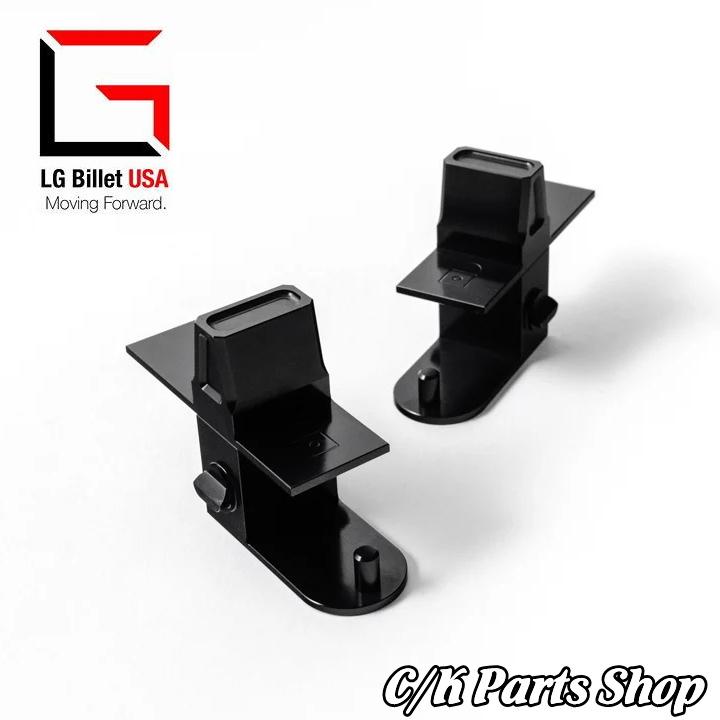 ビレットドアロックスライダー左右セット ブラック 黒 C/K95-99年