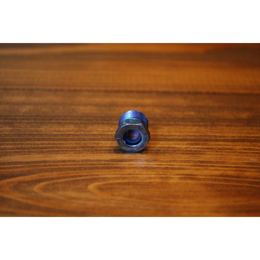 フレアナット スチール製 1/4インチパイプ用 9/16-18ネジ インバー