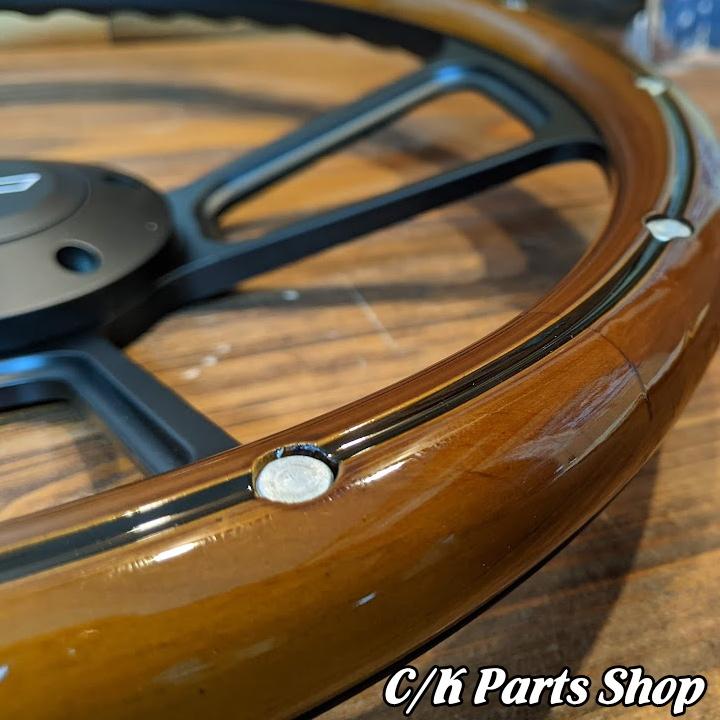 ビレットステアリングホイール 14インチ Φ35cm マッスル ビレットステアリングホイール 14インチ Φ35cm マッスル