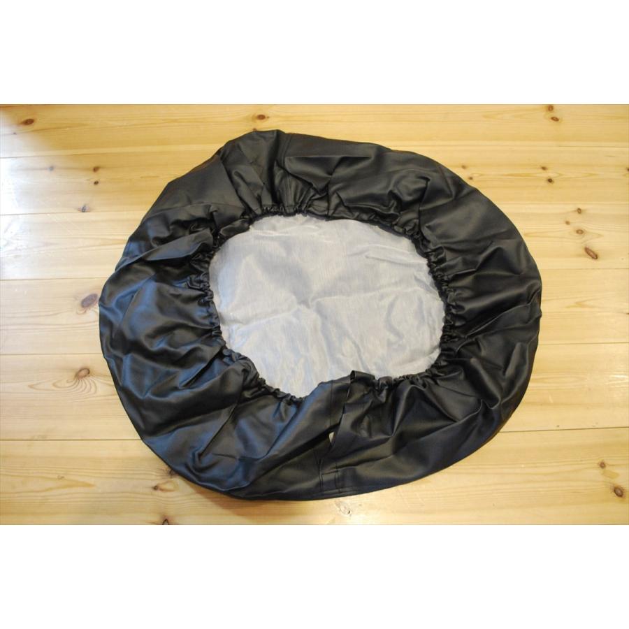 スペアタイヤカバー Sサイズ 対応タイヤ外径60〜66cm PVCレザー