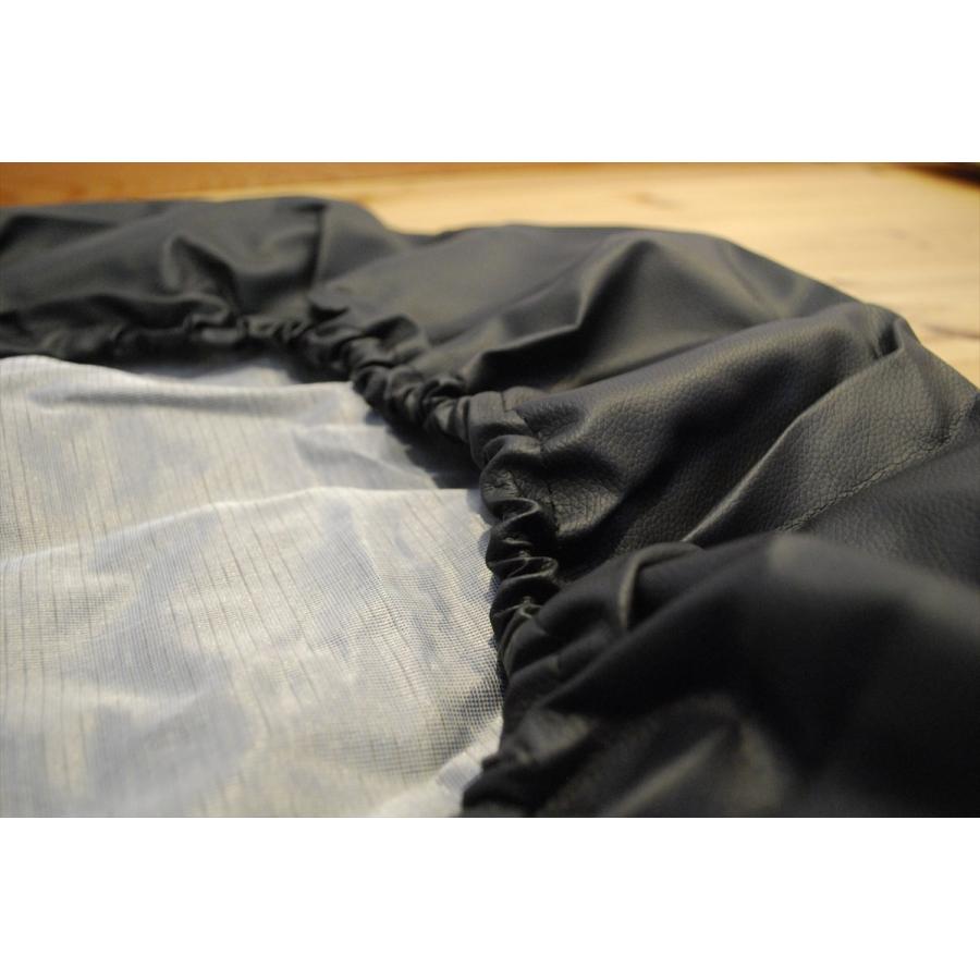 スペアタイヤカバー XLサイズ 対応外径78〜83cm PVCレザー ブラック