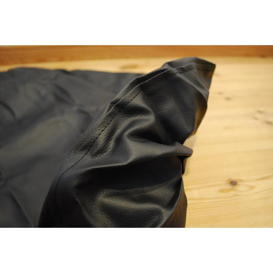 スペアタイヤカバー XLサイズ 対応外径78〜83cm PVCレザー ブラック