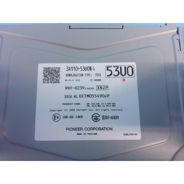 スペーシア 5AA-MK94S カーナビゲーション 地図2023年 セーフティ+