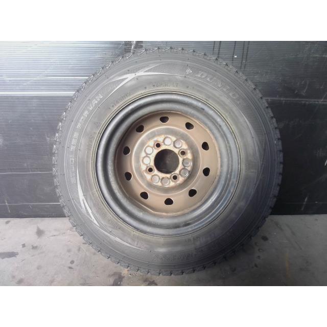 エブリイワゴン 中古 ダンロップ 軽トラ用 145R12 タイヤホイール 