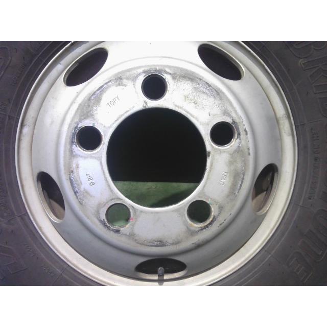 中古 ブリヂストン 205/85R16 117/115NLT 21製 タイヤホイール ホイル 
