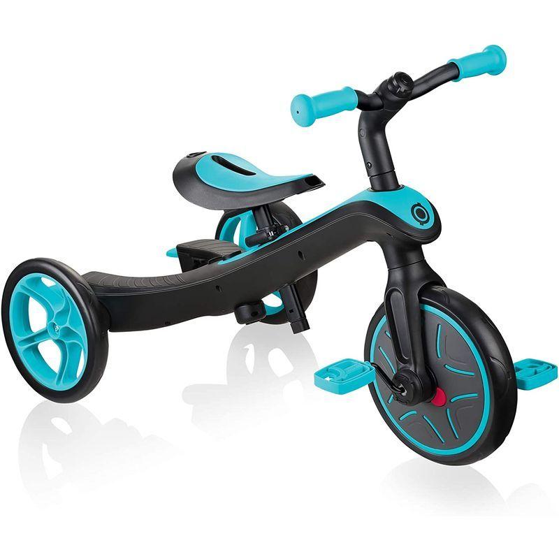 GLOBBER 三輪車 キックバイク ペダル付き エクスプローラー トライク 3in1 ティール WLGB631105 変身バイク 3段階変 GLOBBER 三輪車 キックバイク ペダル付き エクスプローラー トライク 3in1 ティール WLGB631105 変身バイク 3段階変