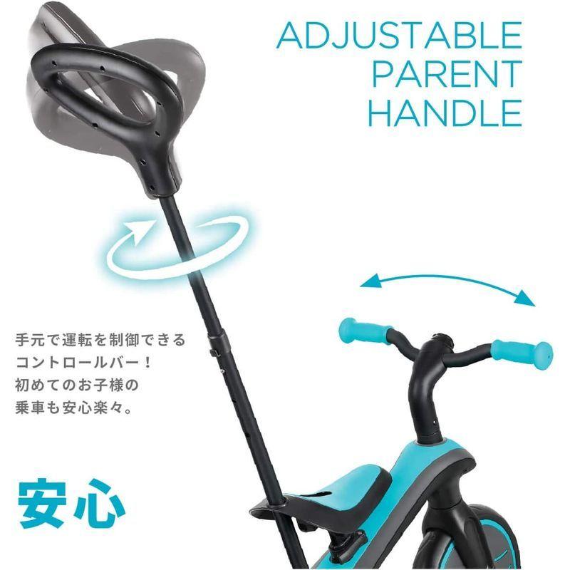 GLOBBER 三輪車 キックバイク ペダル付き エクスプローラー トライク 3in1 ティール WLGB631105 変身バイク 3段階変 GLOBBER 三輪車 キックバイク ペダル付き エクスプローラー トライク 3in1 ティール WLGB631105 変身バイク 3段階変
