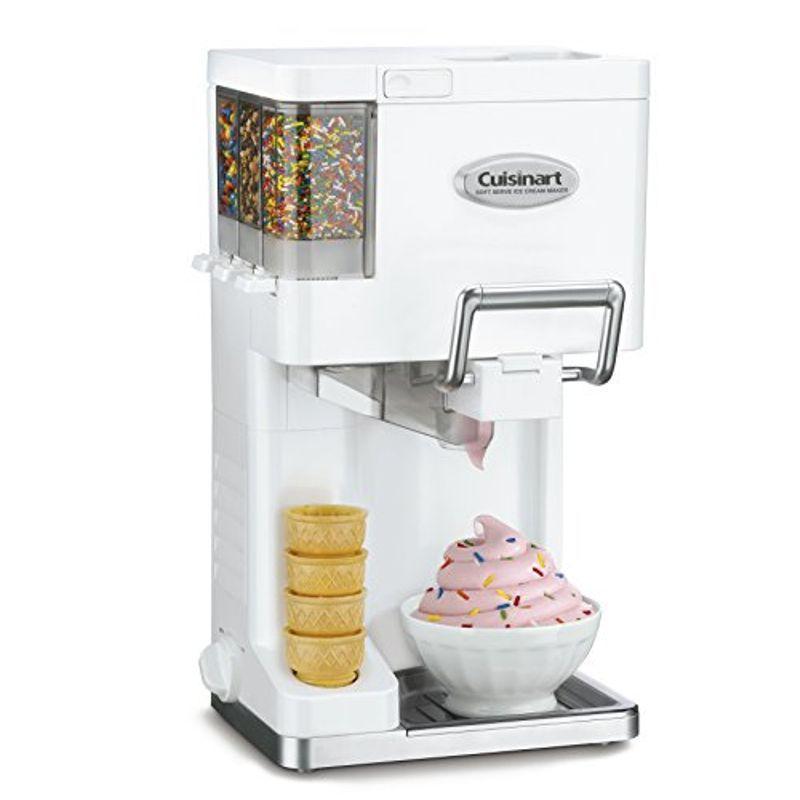 クイジナート ソフトクリームメーカー Cuisinart Ice-45 Mix Ice Cream Maker (ホワイト) 並行輸入品 並