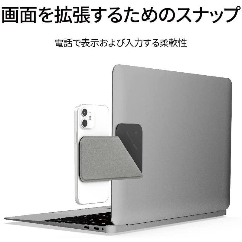 祝開店 大放出セール開催中 タブレットからノートパソコンクリップ Moft ホルダー スマホスタンド ラップトップ携帯電話ホルダー 折り畳み式 デュアルスクリーンディス Iphone用ケース Www We Job Com
