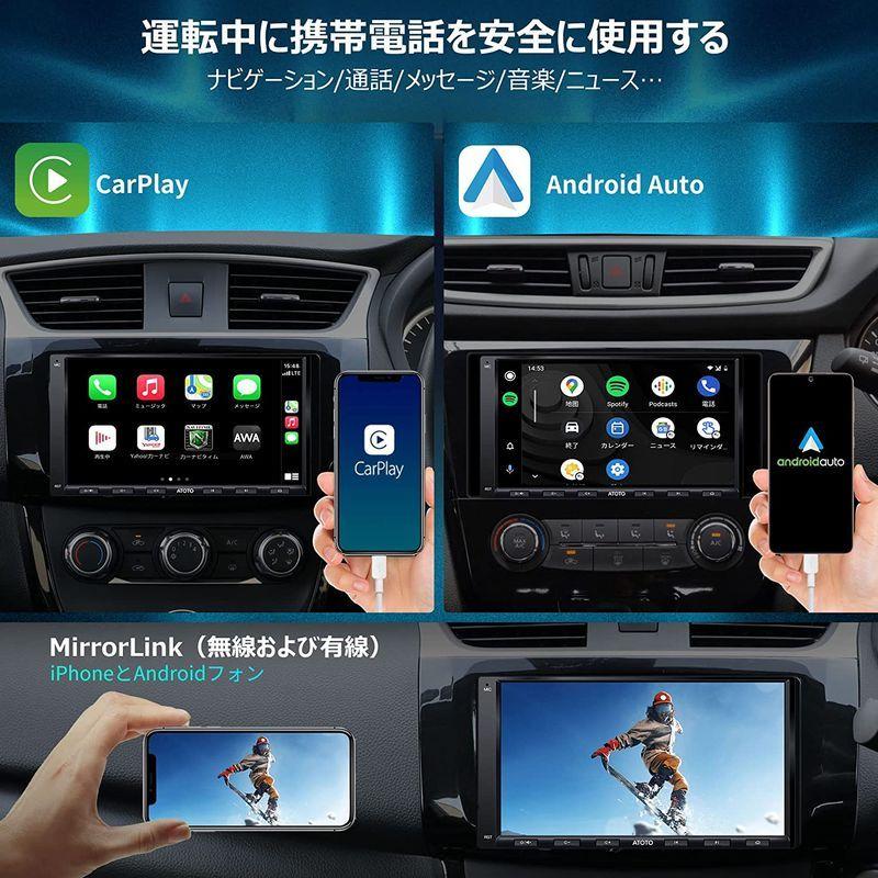ATOTO A6 PF 2 DIN カーオーディオ Androidナビ、Apple CarPlay  Android Auto対応、 7イ  :20220316011526-00120:CKTヤフーSHOP - 通販 - Yahoo!ショッピング