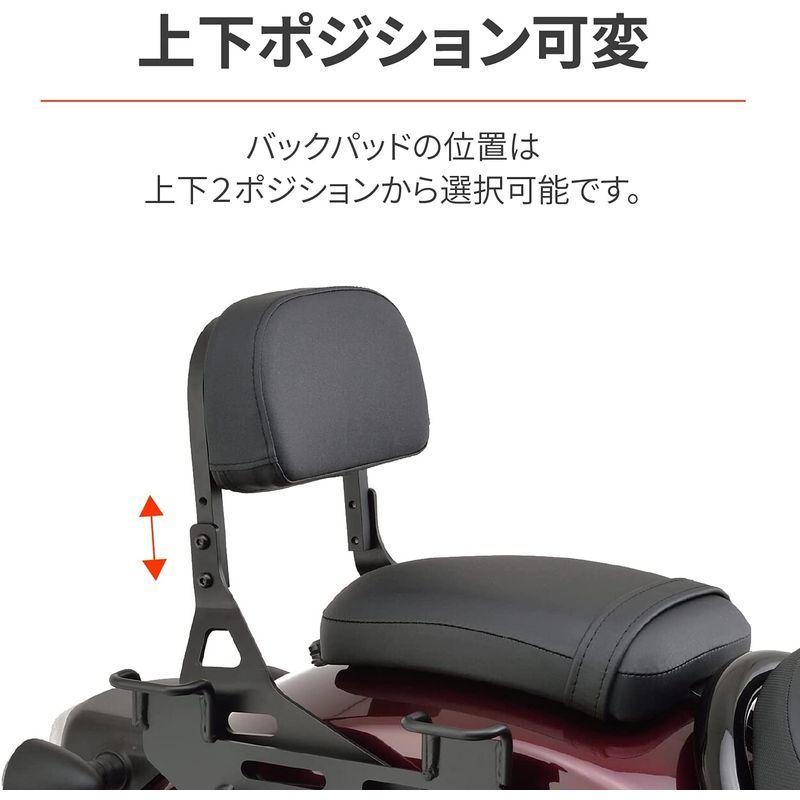 デイトナ バイク用 バックレスト レブル1100 ライダー&タンデム対応 リバーシブルバックレスト 17798 デイトナ バイク用 バックレスト レブル1100 ライダー&タンデム対応 リバーシブルバックレスト