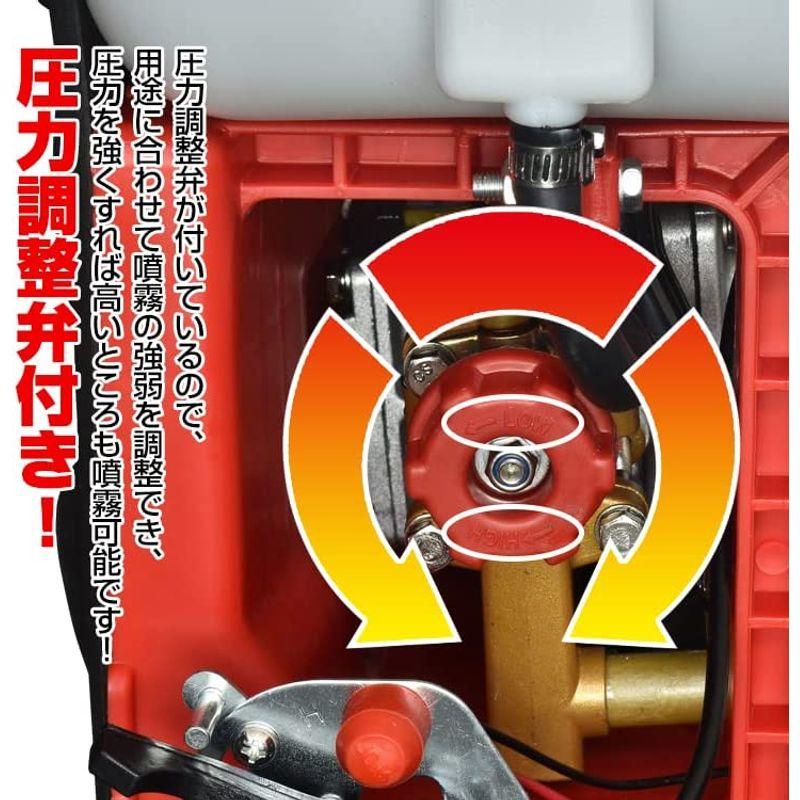 サンパーシー　エンジン式　噴霧器　三頭口　背負い式　2種類のノズル付　26cc　鉄砲口　25Lタンク　散布　大容量　並行輸入品