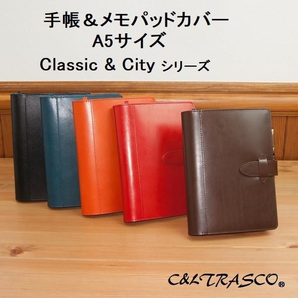 2冊収納 カバー 手帳 日記 家計簿 日本職人仕上げ A5 ロディア16 手帳 メモパッド 革 栃木レザー Classic ビジネス おしゃれ City ほぼ日手帳 栞付き ビジネス プレゼント 誕生日