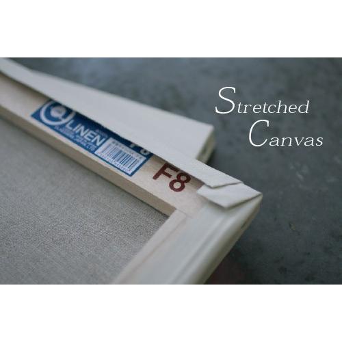 クレサン Aライン 張キャンバス BD 荒目 F20号 桐枠 2枚組