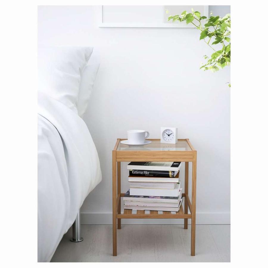 イケア（IKEA） ベッドサイドテーブル 36x35cm 20247128 NESNA ネスナ