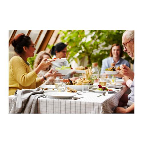 Ikea イケア テーブルクロス ホワイト 白 グレー 145x240cm Ikea 365 株式会社 クレール 通販 Yahoo ショッピング