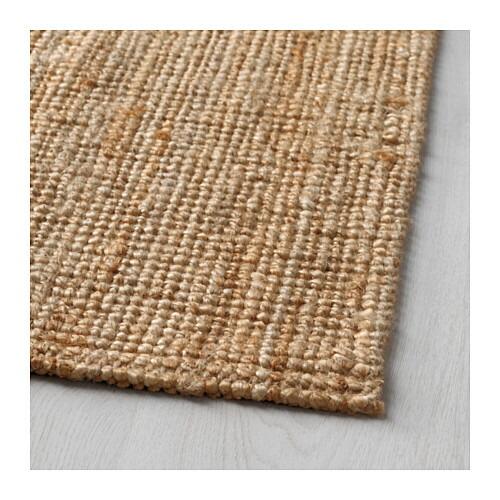 イケア（IKEA） ラグ 平織り ナチュラル 80x150cm 00307482 LOHALS