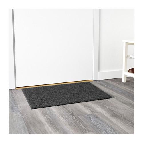 イケア（IKEA） ドアマット 室内/屋外用 グレー 50x80cm 00308995