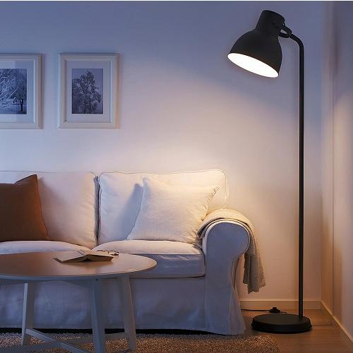 イケア（IKEA） フロアランプ ダークグレー b40216545 HEKTAR ヘクタル