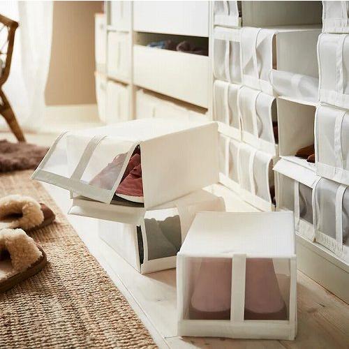 イケア（IKEA） SKUBB スクッブ シューズボックス ホワイト 白