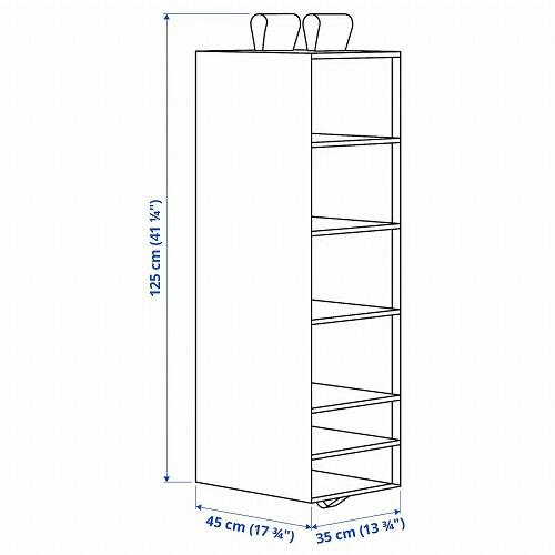 IKEA イケア SKUBB スクッブ 収納 6段 ホワイト 白 80245881 幅35×奥行き45×高さ125cm | イケア | 03
