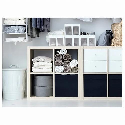 イケア（IKEA） ボックス ブラック 黒 33x38x33cm a10219282 DRONA