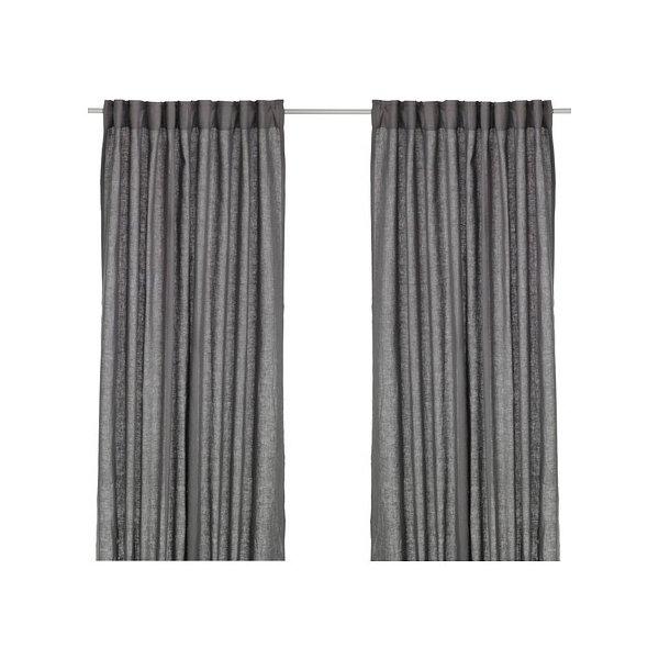 Ikea イケア カーテン 長さ250cm 幅145cm 1組 ダークグレー Aina A 株式会社 クレール 通販 Yahoo ショッピング