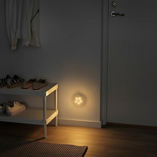 イケア（IKEA） LEDライト 電池式 ホワイト 白 40263730 MOLGAN