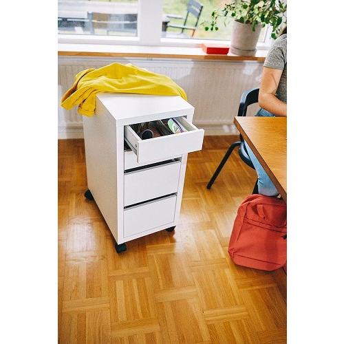 イケア IKEA 引き出しユニット キャスター付き ホワイト 白 イケア IKEA 引き出しユニット キャスター付き ホワイト 白