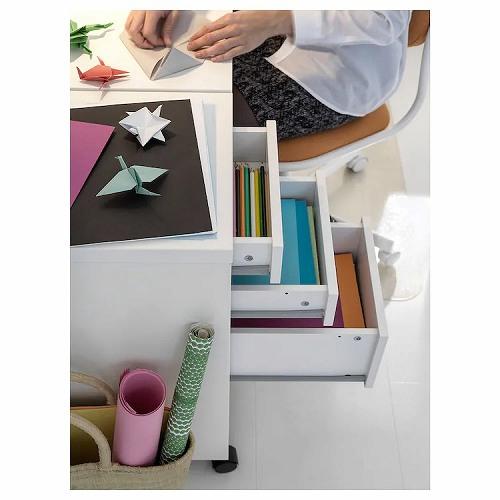 イケア IKEA 引き出しユニット キャスター付き ホワイト 白 イケア IKEA 引き出しユニット キャスター付き ホワイト 白