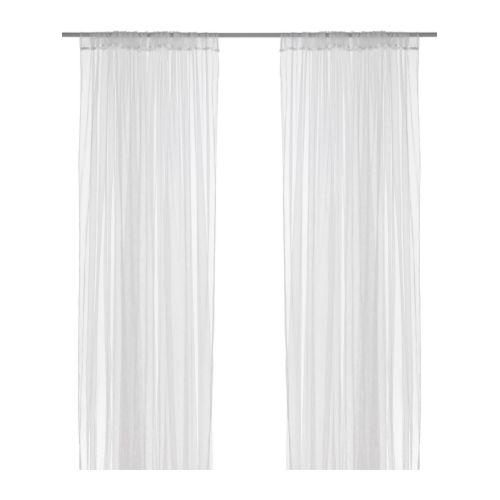 イケア（IKEA） ネットカーテン 長さ250cm×幅280cm 1組 ホワイト 白