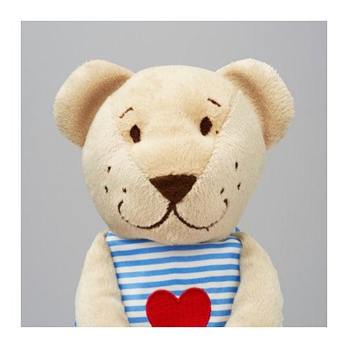 イケア（IKEA） ソフトトイ ベージュ 21cm ぬいぐるみ クマ a70215530