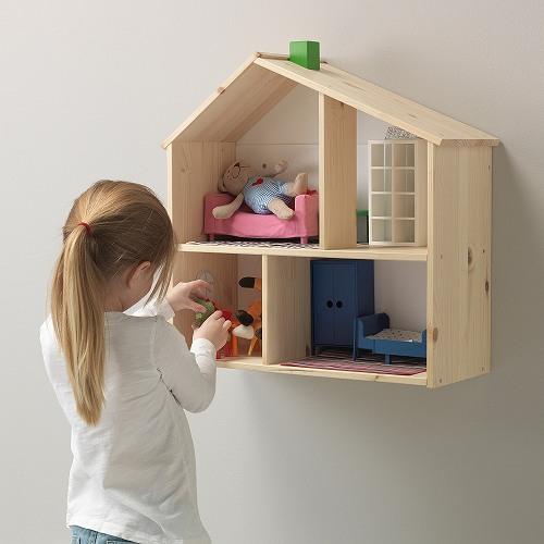 イケア（IKEA） ドールハウス ウォールシェルフ a70296965 FLISAT