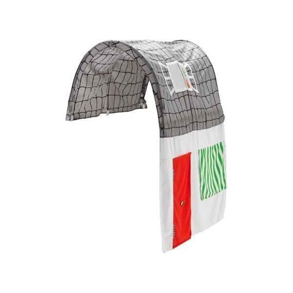 Ikea イケア ベッドテント カーテン付き グレー ホワイト Kura Pymr Go Th