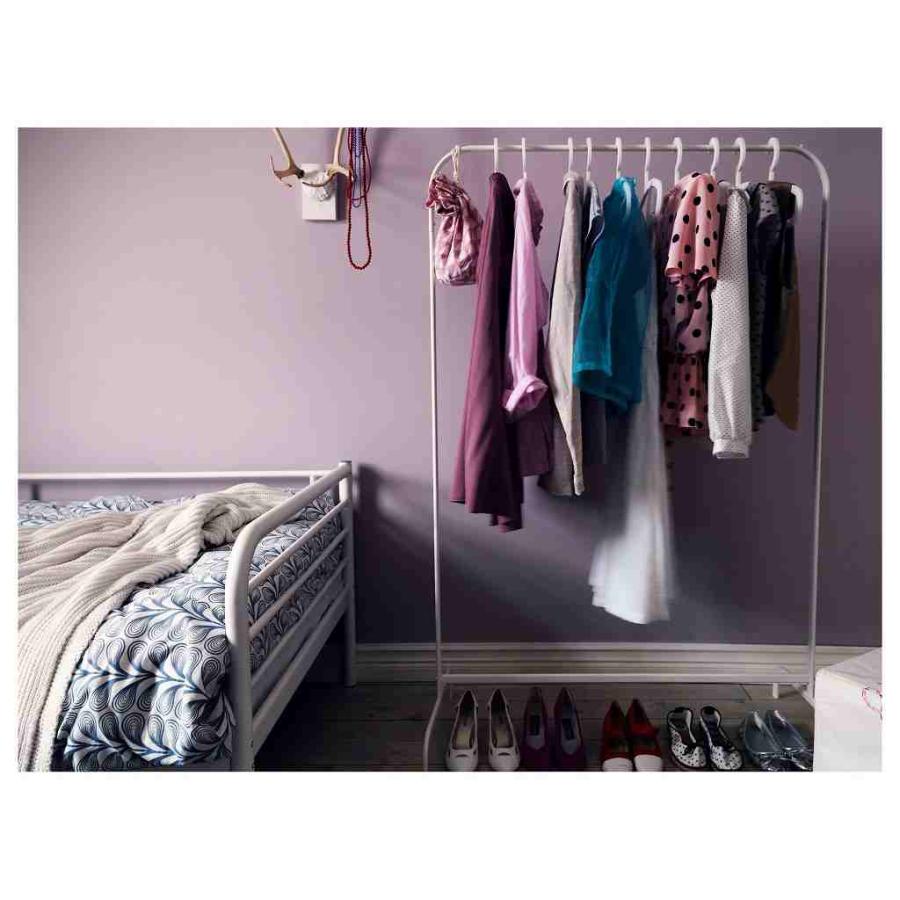 イケア（IKEA） 洋服ラック(大)ホワイト 白 99x152cm a80179433 MULIG