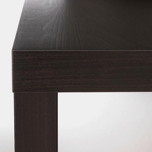 イケア（IKEA） サイドテーブル ブラックブラウン 黒 茶 55x55cm
